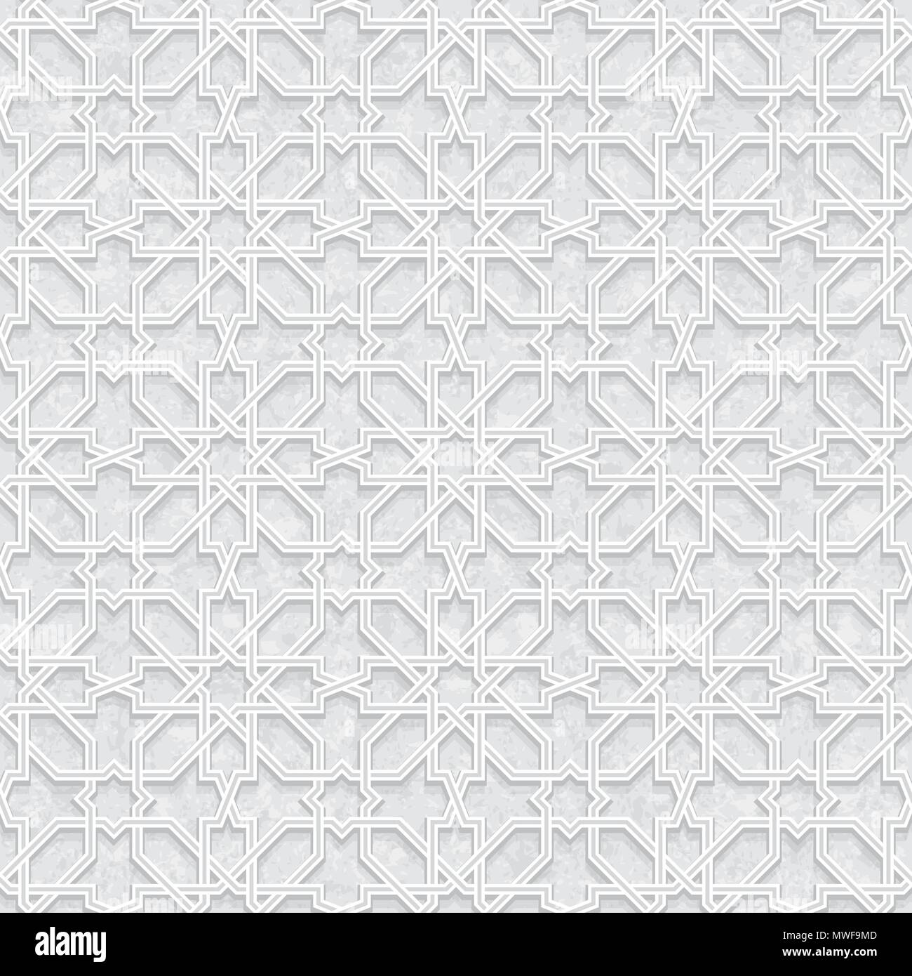 Geometrische grau Dekor mit hellen Hintergrund Stock Vektor