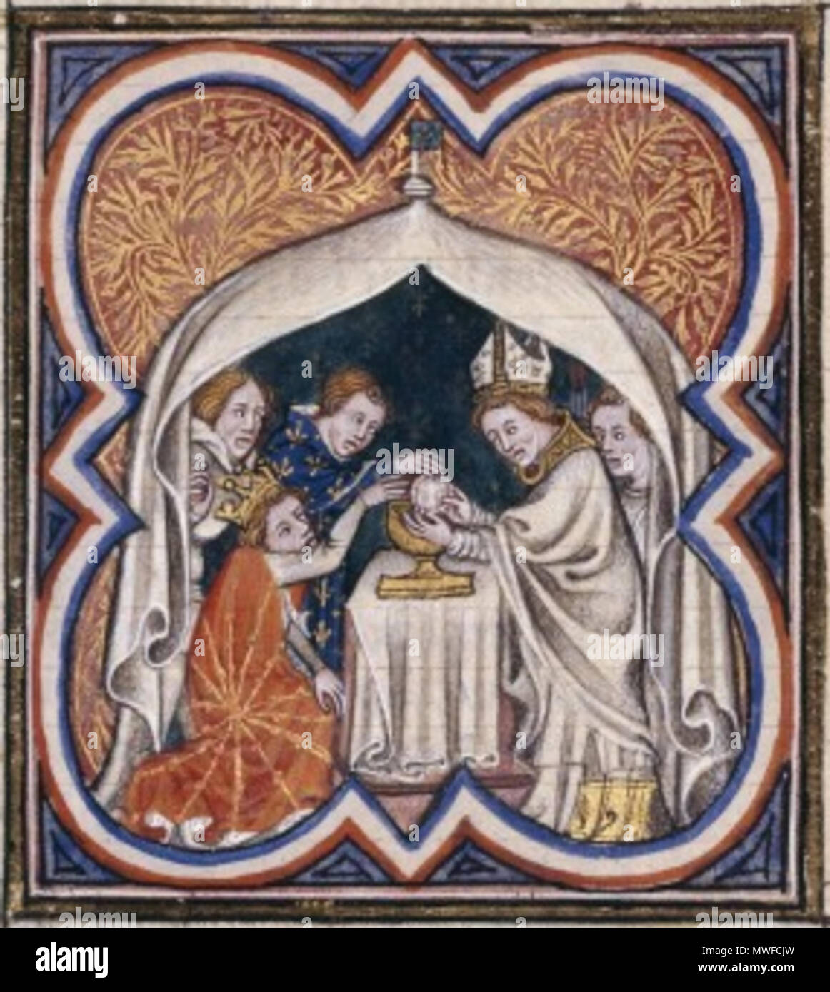 . Paix entre Charles de Navarra et Charles V. 15. Jahrhundert. Diese Datei fehlt, Informationen zum Autor. 464 Paix entre Charles de Navarra et Charles V Stockfoto