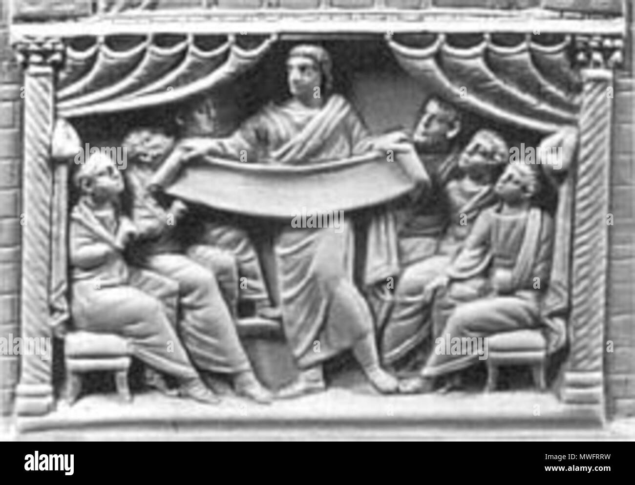 . Marcion Anzeige der Canon. Datum unbekannt. Unbekannt 395 Marcion Lehre Stockfoto