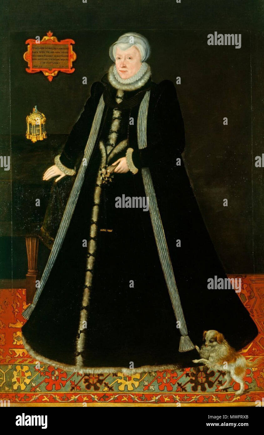 . Englisch: Margaret Douglas, Gräfin von Lennox. Tochter von Königin Margaret Tudor, Nichte von König Henry VIII und Tante und Schwiegermutter Maria Stuart, Königin von Schottland English: Margaret Douglas, Gräfin von Lennox. Tochter der Königin Margaret Tudor, Nichte von König Heinrich VIII. und Tante sowohl als auch der Schwiegermutter Königin Maria Stuart. 16. Jahrhundert. Unbekannt 396 Margaret Douglas Gräfin von Lennox Stockfoto