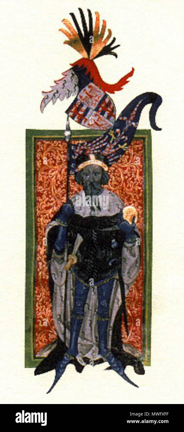 . Čeština: jošt Johann von Luxemburg. 15. Unbekannte Böhmische 325 JostLuc Stockfoto