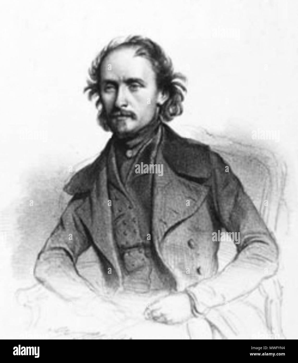 . Henri Jérôme Bertini (1798-1876), Komponist. ca. 1850. Marie-Alexandre Alophe (1812-1883) 271 Henri Bertini Stockfoto