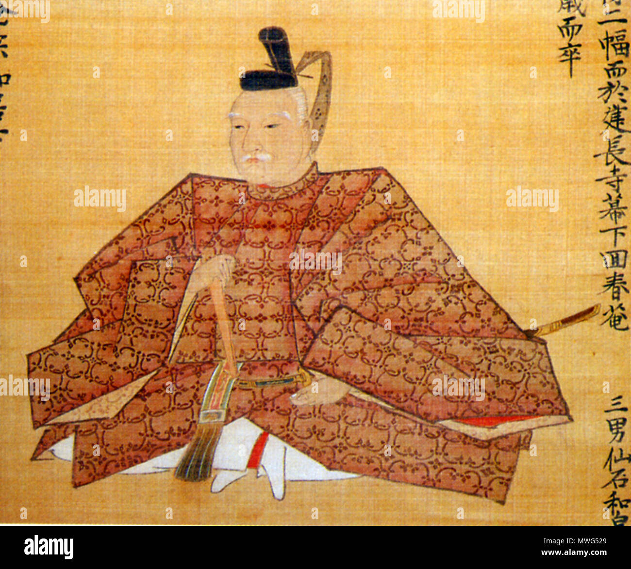 . 仙石忠政 Sengoku Tadamasa. 江戸時代初期。. Unbekannt 551 Sengoku Tadamasa Stockfoto