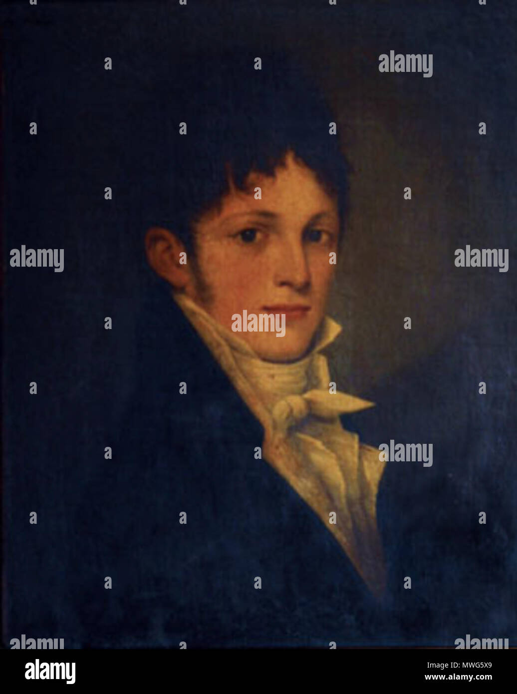 . Español: Retrato del Conde Lázaro Brunetti (1781-1838), después Embajador de Austria en Madrid. 1808. Antonio Maderi 361 Lazaro Brunetti Stockfoto