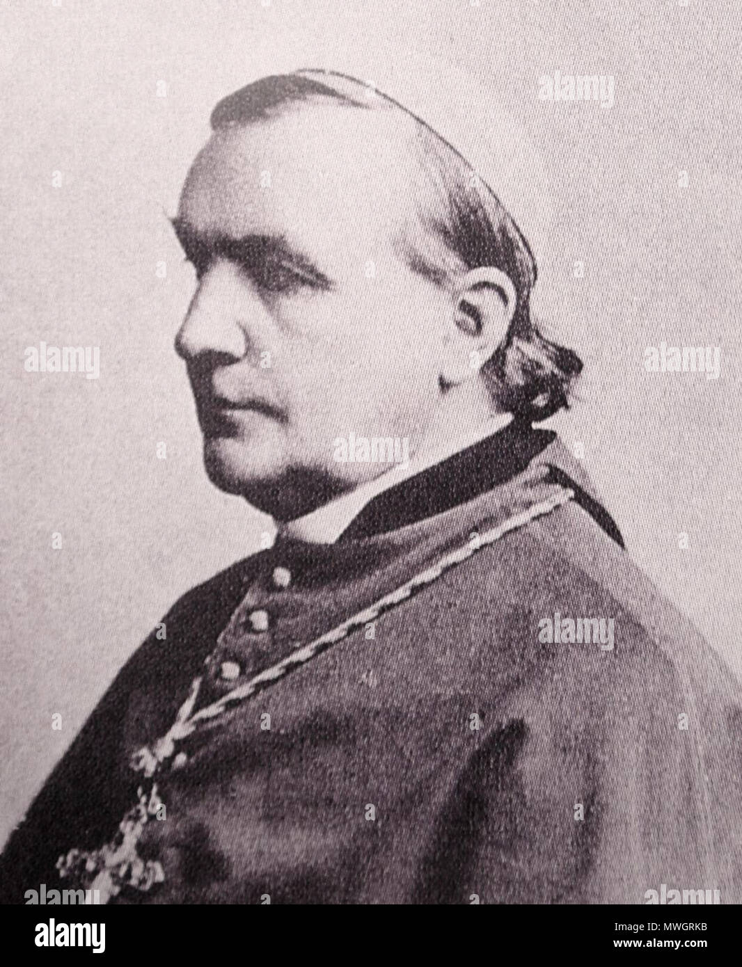 . Französischen Erzbischof Theodore-Augustin Forcade. 1860. Unbekannt 203 FatherForcade Stockfoto