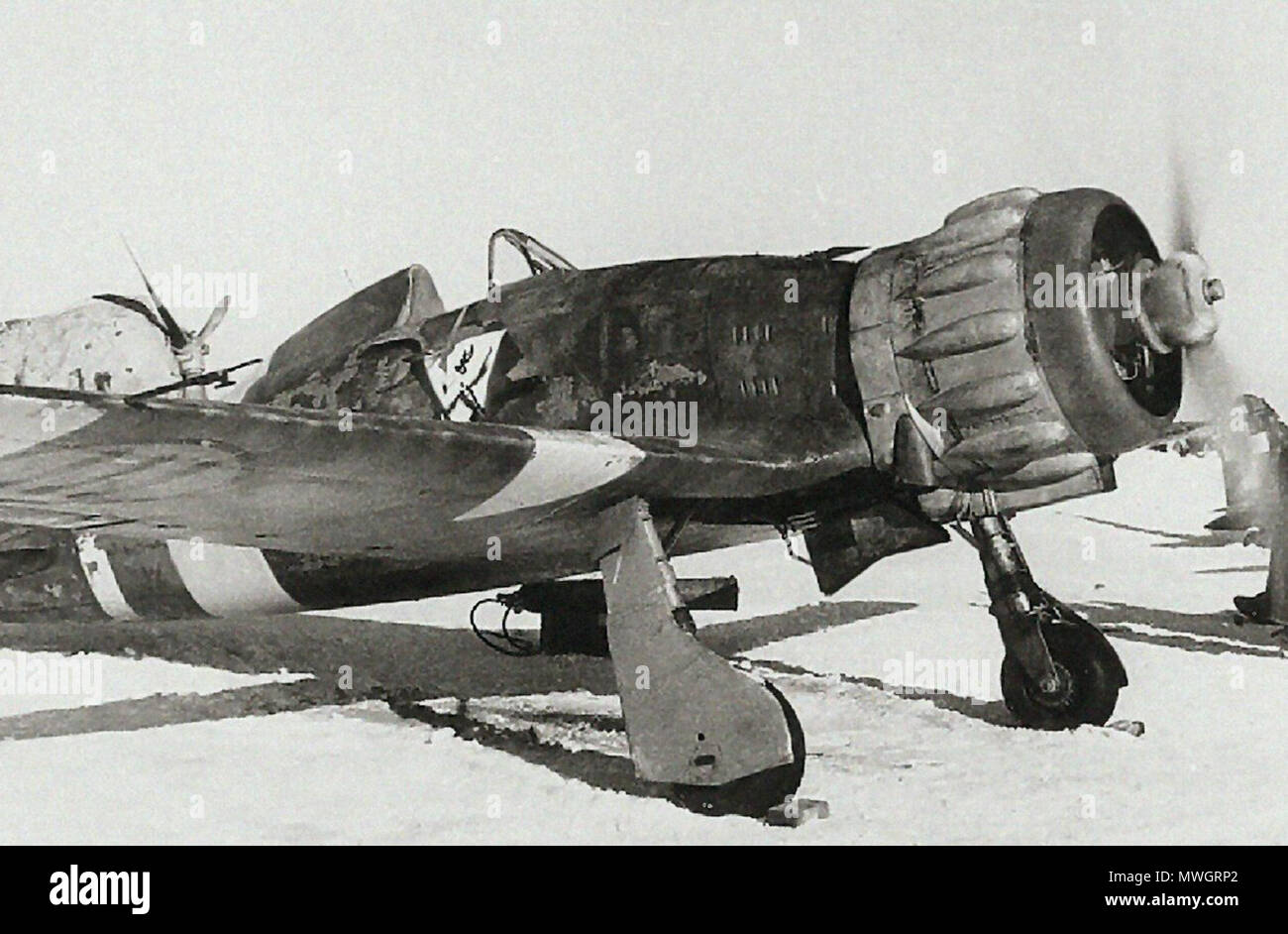 . Englisch: Macchi C.200 der 369 Squadron 22 autonomen Fighter Group. Krivoj-Rog, russische Front, September 1941. September 1941. Unbekannt 384 Macchi C.200 - Russische Front Stockfoto