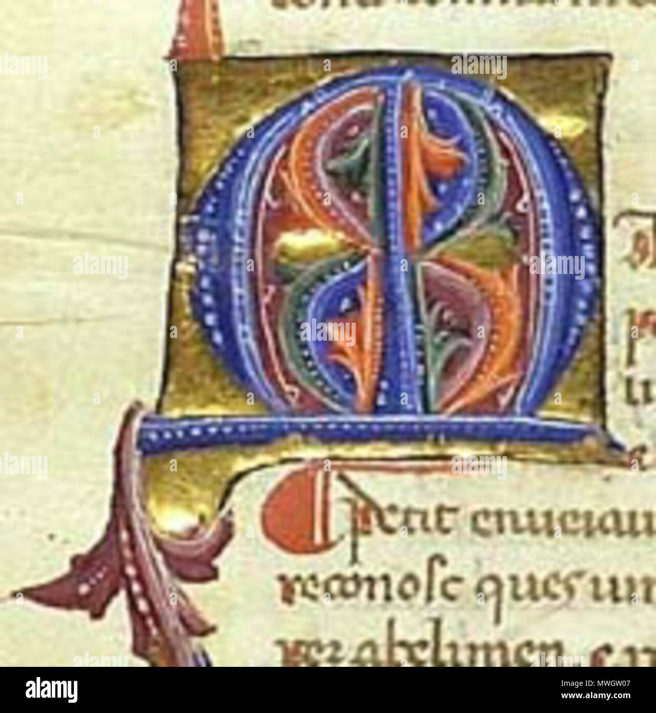 671 Erste M von Cançoner Gil Stockfoto