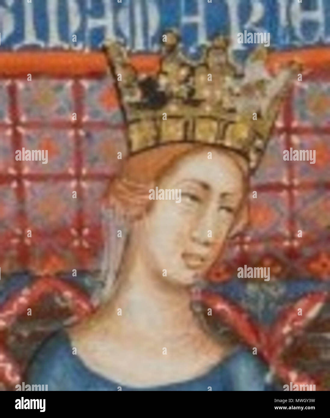. Englisch: Maria von Ungarn (1257 - 1323). 14. Jahrhundert. Anonym 398 Marie Neapol Stockfoto