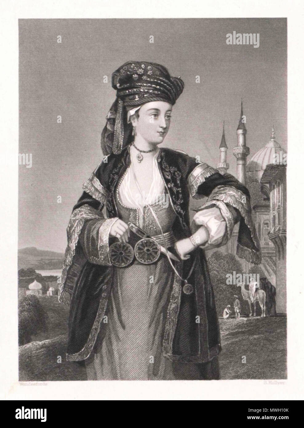 . Mary Wortley Montagu (1789 - 1762). New York: Derby & Jackson. Jahrhundert 404 Mary Wortley Montague Stockfoto