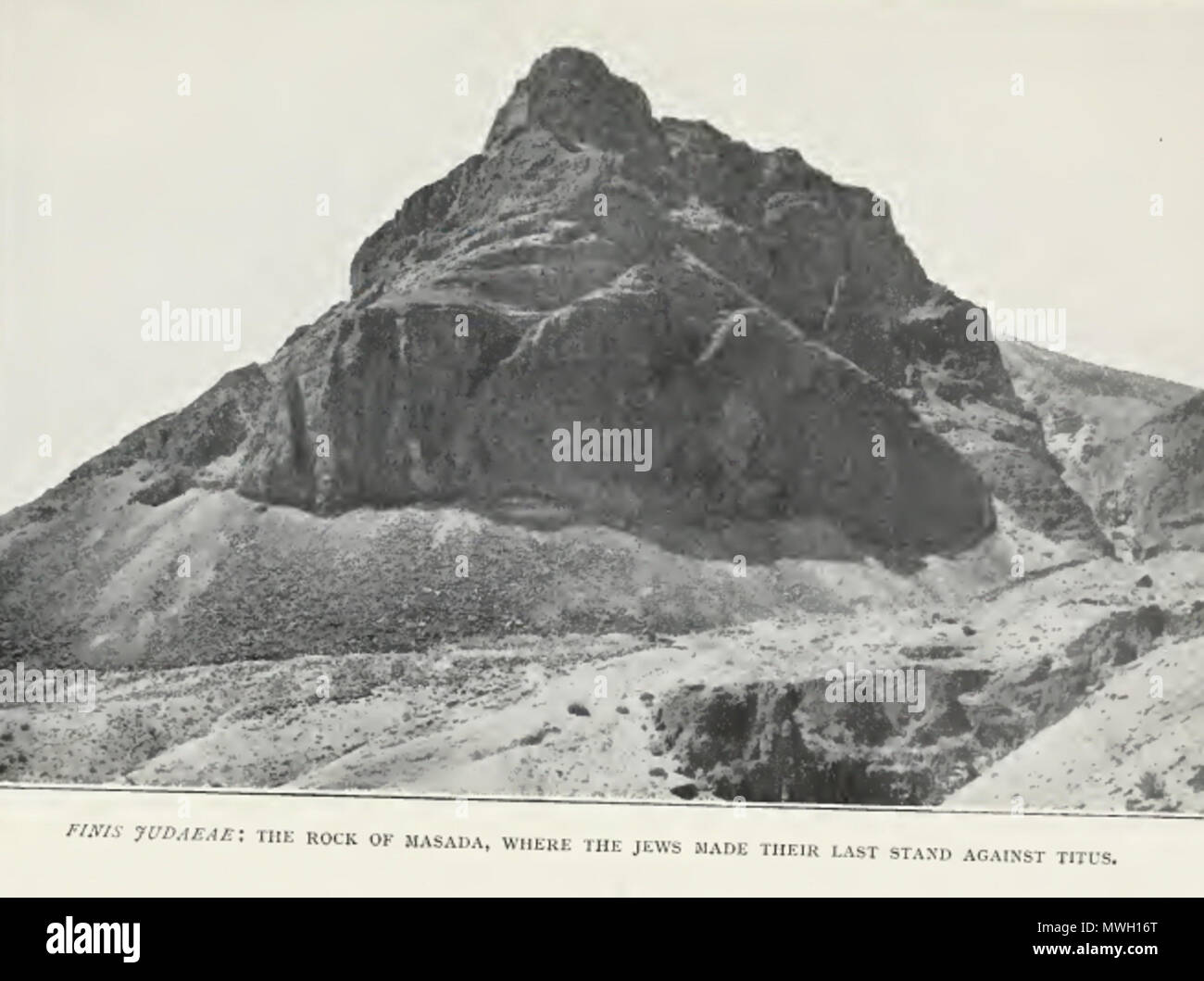 . Englisch: Masada 1913. 1903. Sanday, W. (William) Waterhouse, Paul 405 Massada 1903 Stockfoto