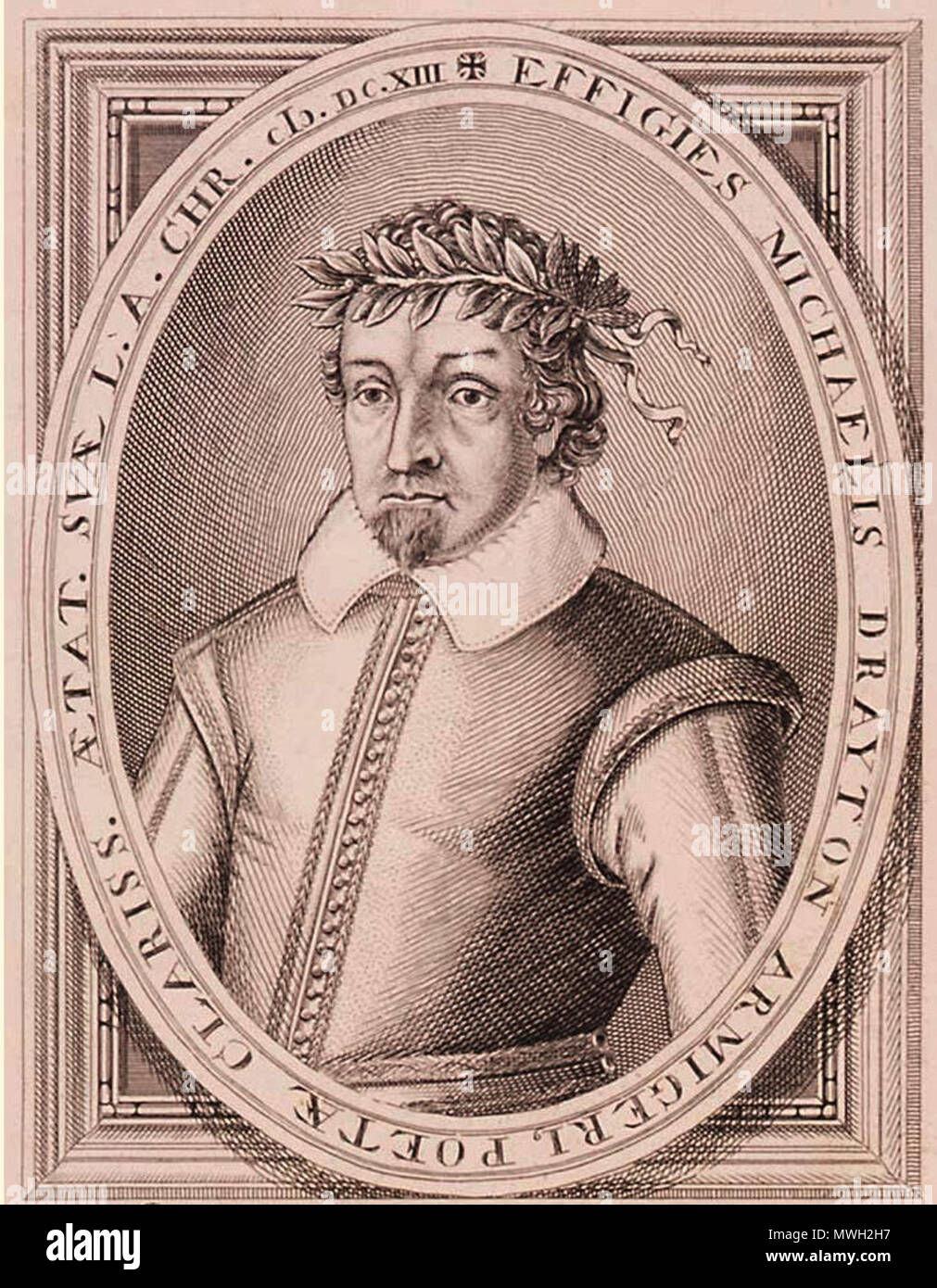 415 Michael-Drayton - Kupferstich-1619 Stockfoto