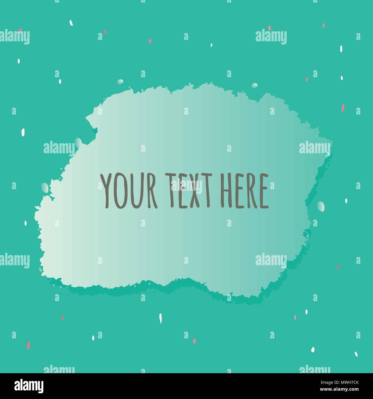 Abstrakte Aquarell. Auf Hintergrund isoliert, Vektor Stock Vektor