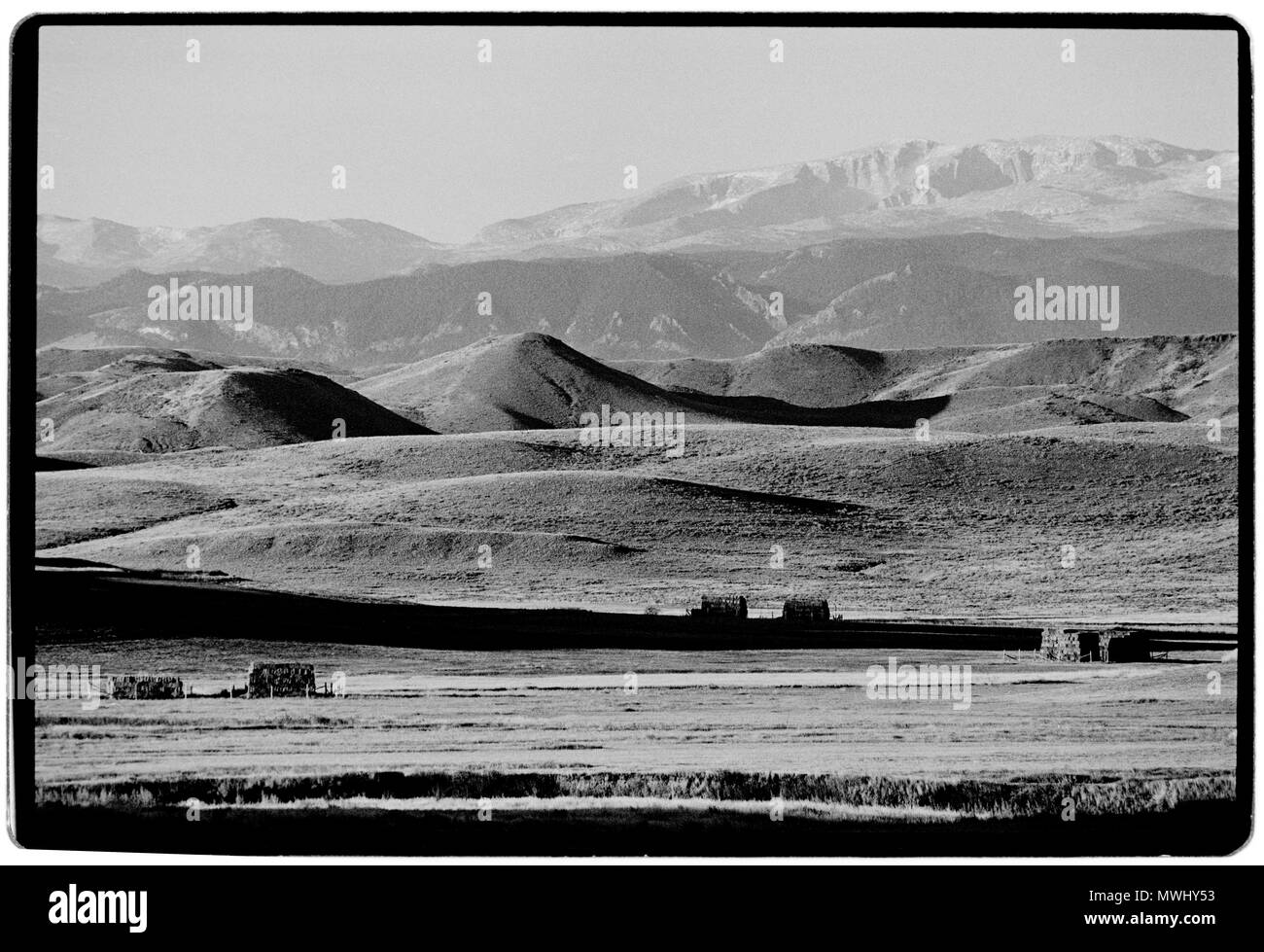 Wyoming USA Landschaft in der Little Big Horn Bereich zwischen Gillette und Sheridan Stockfoto