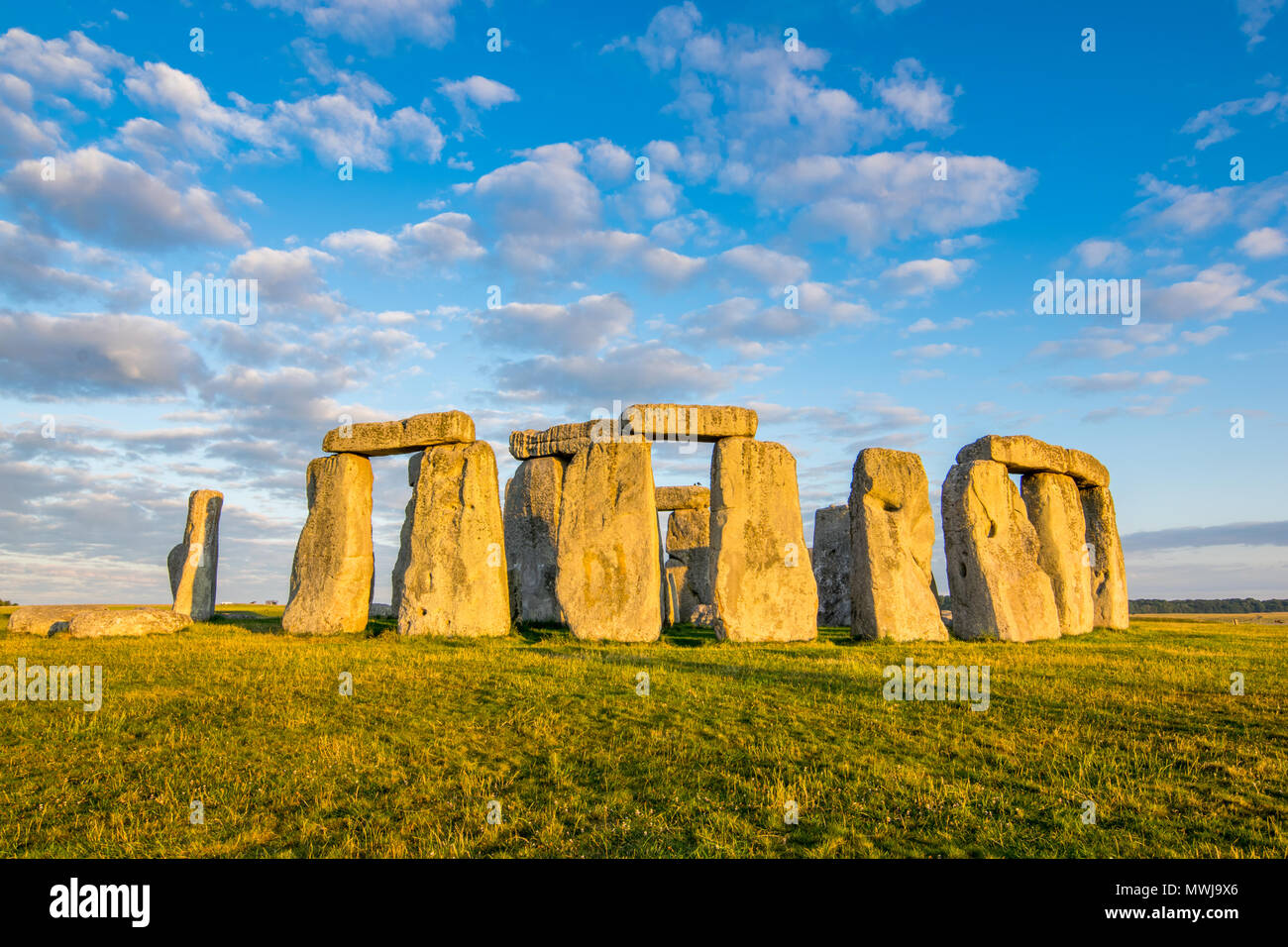 Stonehenge bei Sonnenaufgang Stockfoto