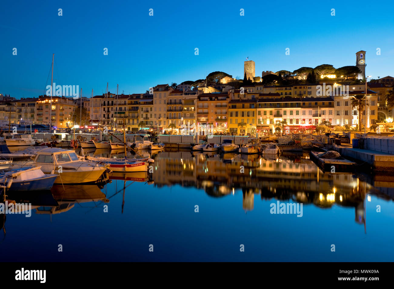 Le Suquet, Cannes, Frankreich bei der DUS-Prüfung Stockfoto
