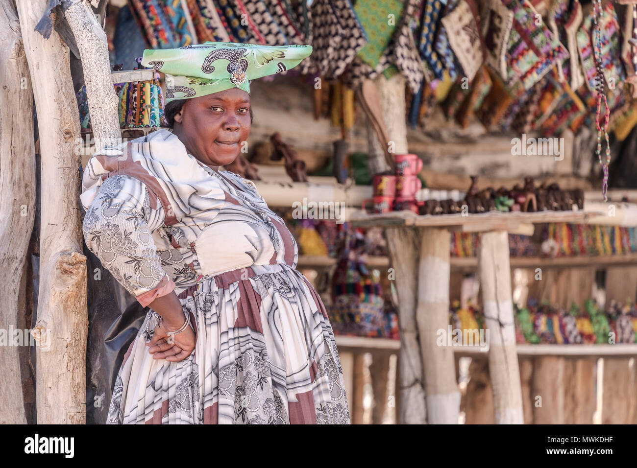 Herero, Brandberg, Namibia, Afrika Stockfoto