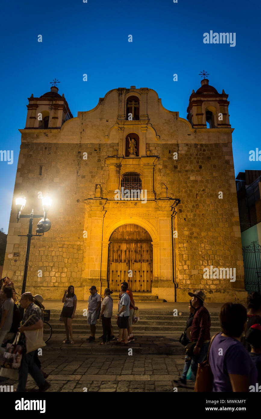 Tempel des heiligen Blut von Jesus, Oaxaca, Mexiko Stockfoto