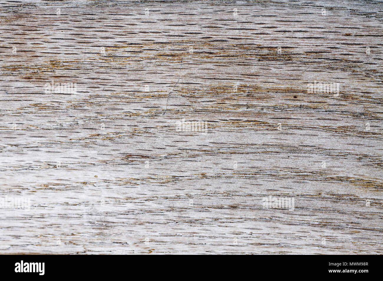 Alte verwitterte rustikalen, mit Holz, Sonne - beschädigt, getrocknet Lichtfarbe und Stockfoto