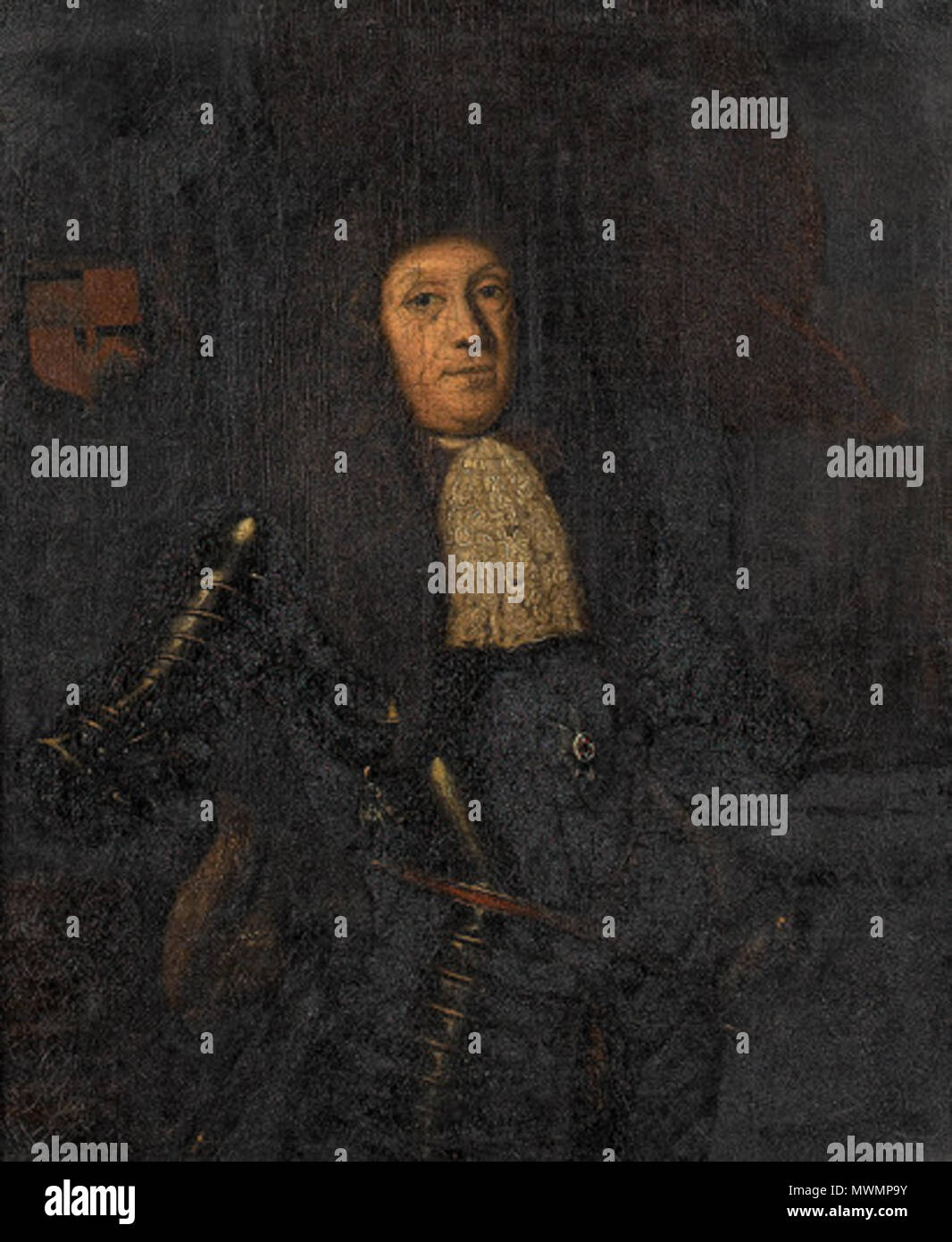. English: Bildnis Cornelis Tromp (1629-1691). 232 Funck 77 0047 Stockfoto