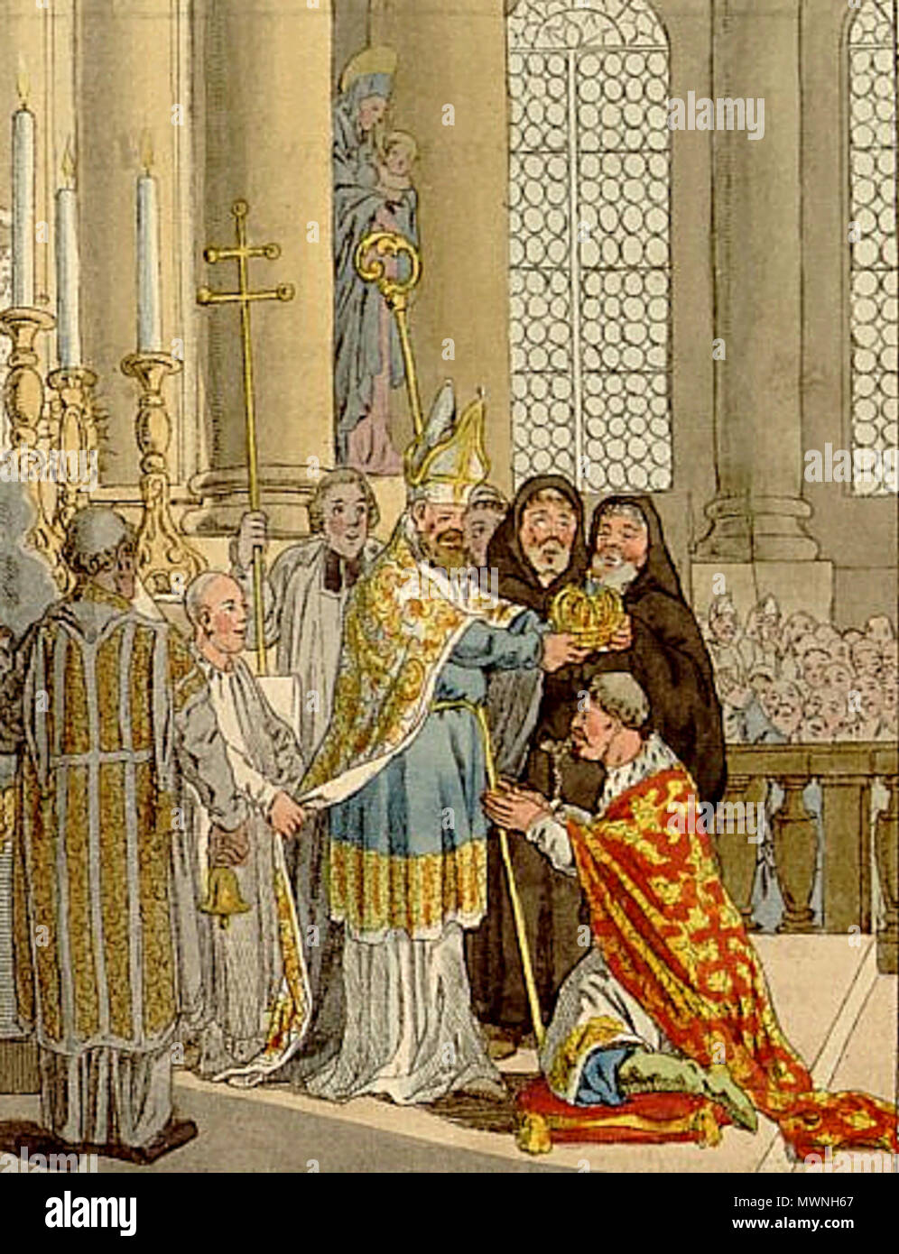 Keine 505 Przemysł II Krönung 1295 Stockfoto