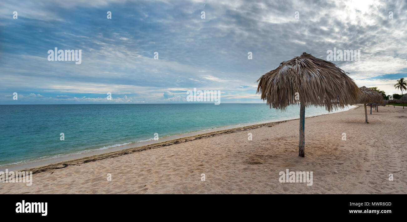 Fast menschenleeren Strand - Trinidad - Kuba Stockfoto