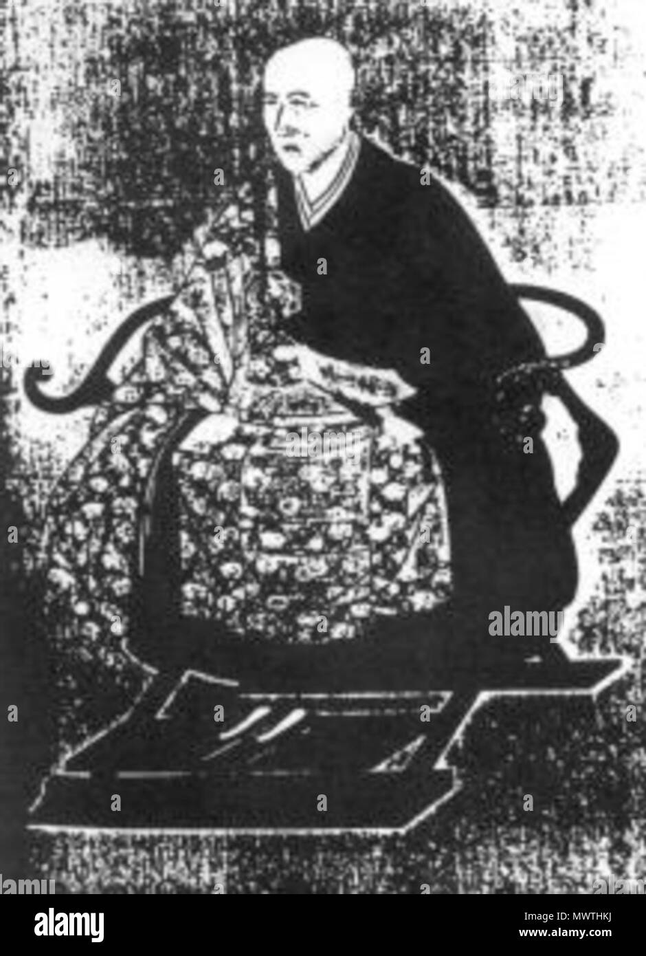 . Englisch: Portrait von Zen Meister Takuan Soho. 10 Juni 2014, 12:47:13. Unbekannte und Takuan Soho 587 TakuanSoho Stockfoto
