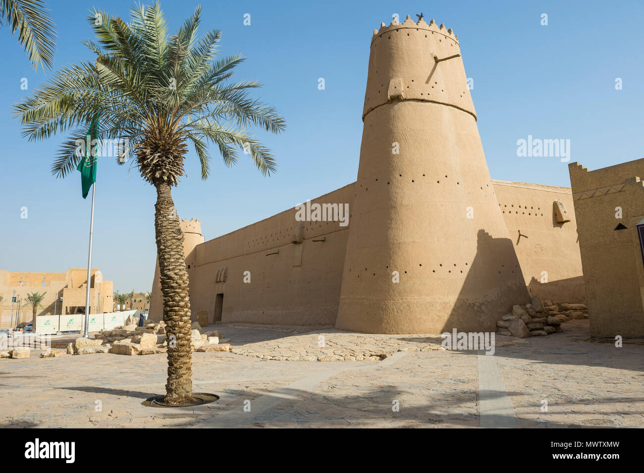 Masmak Fort, Riad, Saudi-Arabien, Naher Osten Stockfoto