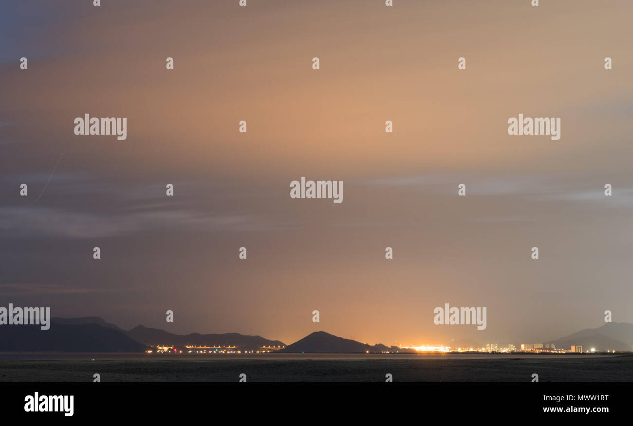 Landschaft in Busan, zweite Stadt von Südkorea Stockfoto