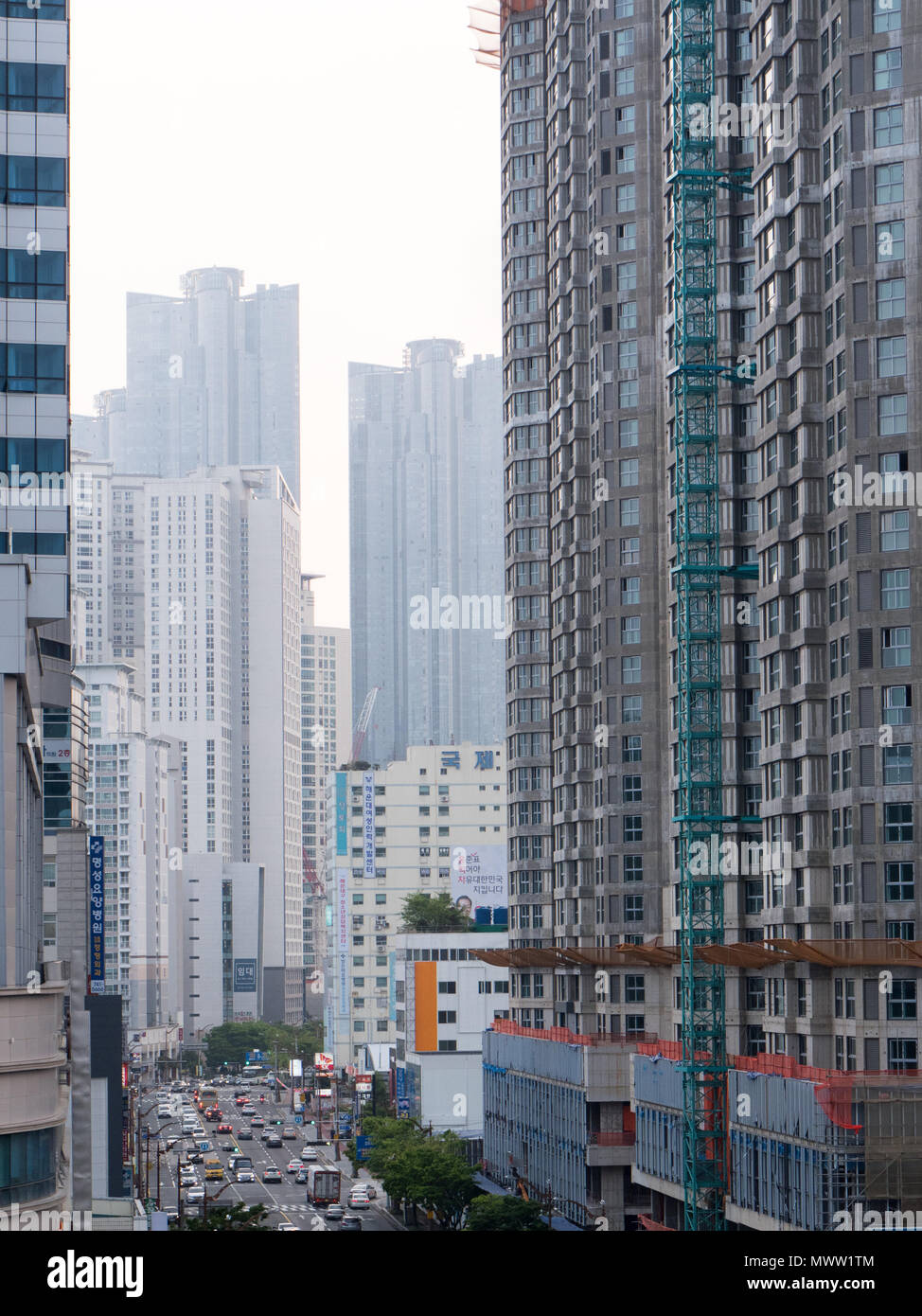 Busan, Stadt des Südens in Südkorea Stockfoto
