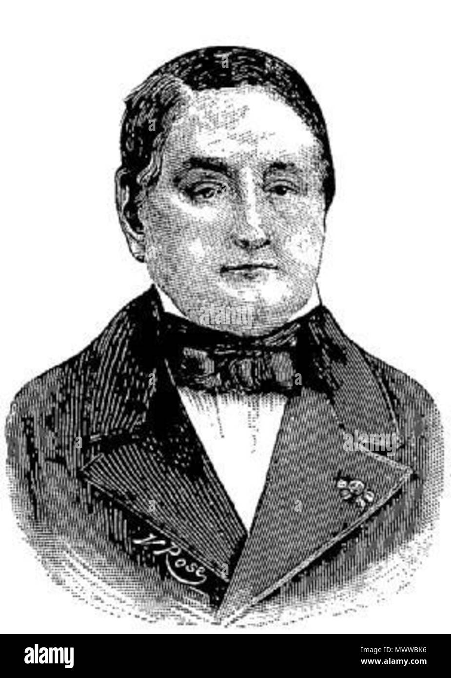 . Hippolyte Conchon. 1897. V. Rose 140 Conchon, Hippolyte Stockfoto