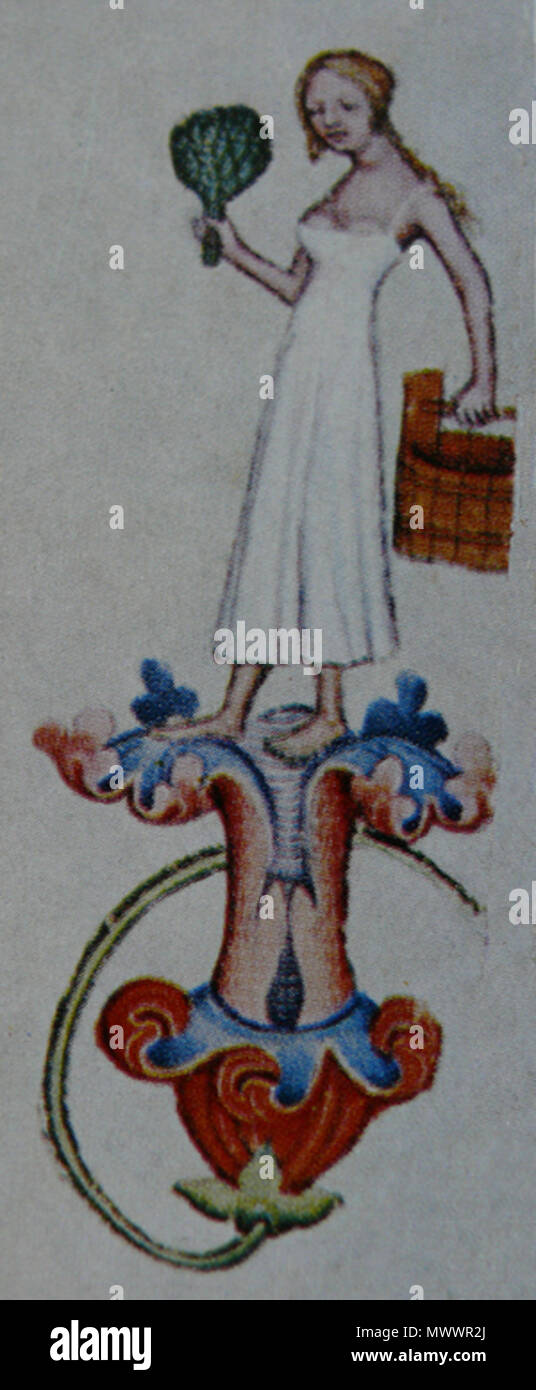 . Čeština: Lazebnice. 15. Jahrhundert. Anonym 362 Lazebnice Stockfoto