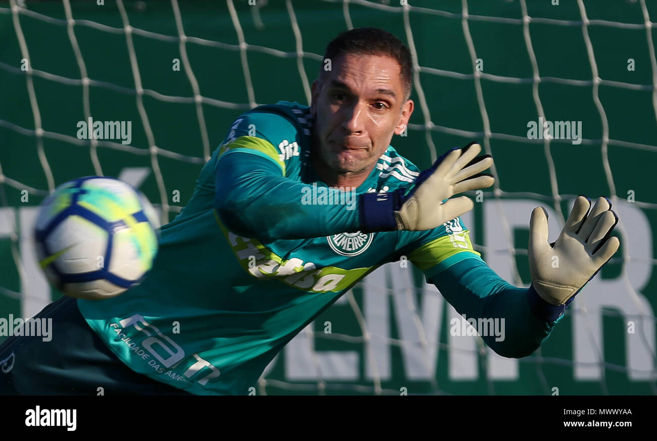 São Paulo, Brasilien. 1. Juni 2018. Torwart Fernando Prass, von SE