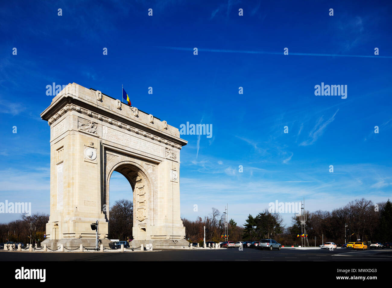 Triumphbogen (Triumphbogen), Bukarest, Rumänien, Europa Stockfoto