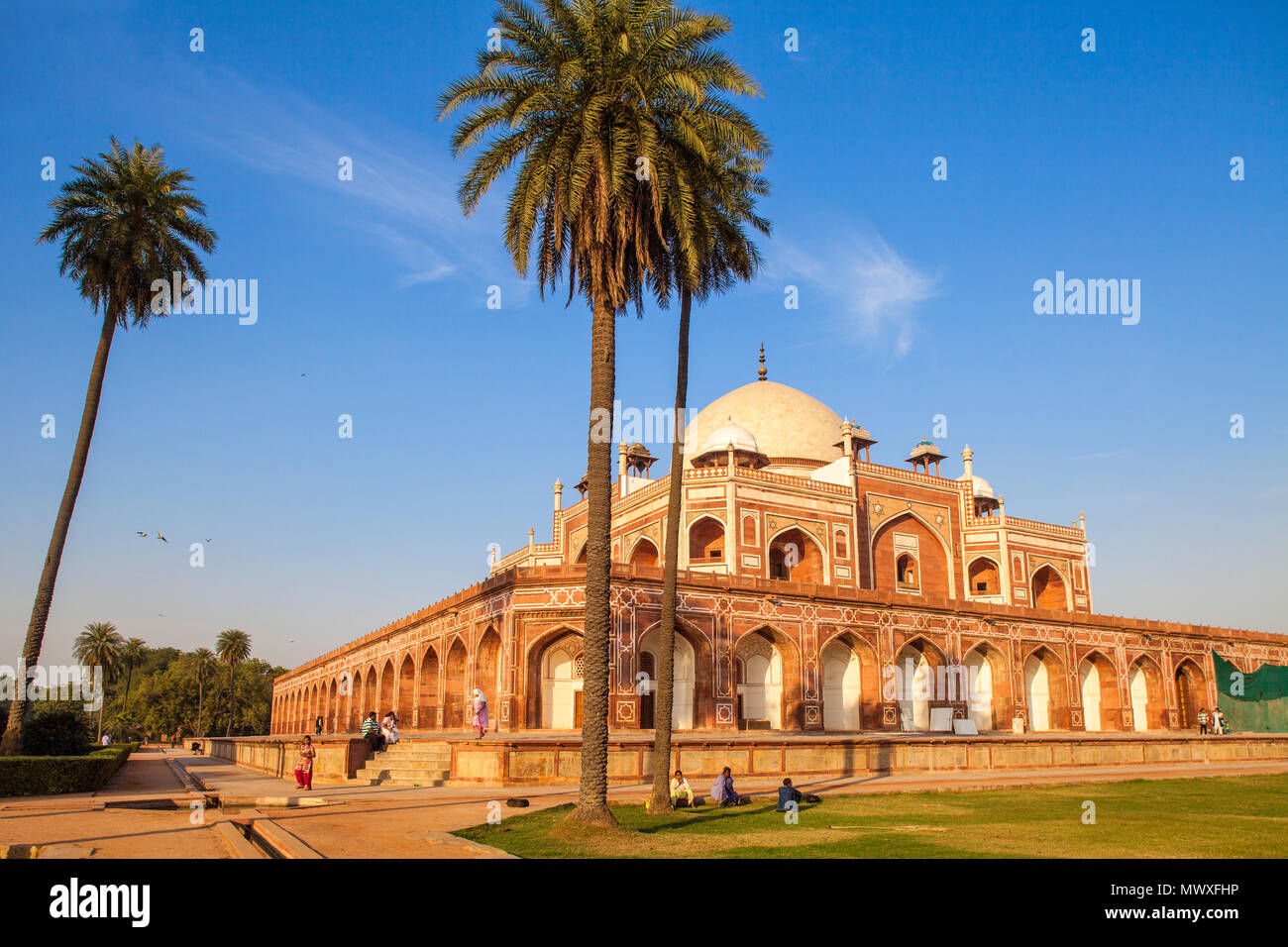 Humayun's Grabmal, UNESCO-Weltkulturerbe, Neu-Delhi, Delhi, Indien, Asien Stockfoto