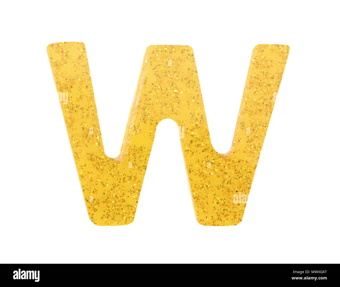 Buchstabe W Alphabet Symbol Englisch Schreiben Englische Alphabet Aus Gelben Goldenen Auf Einen Weissen Hintergrund Mit Freistellungspfaden Stockfotografie Alamy