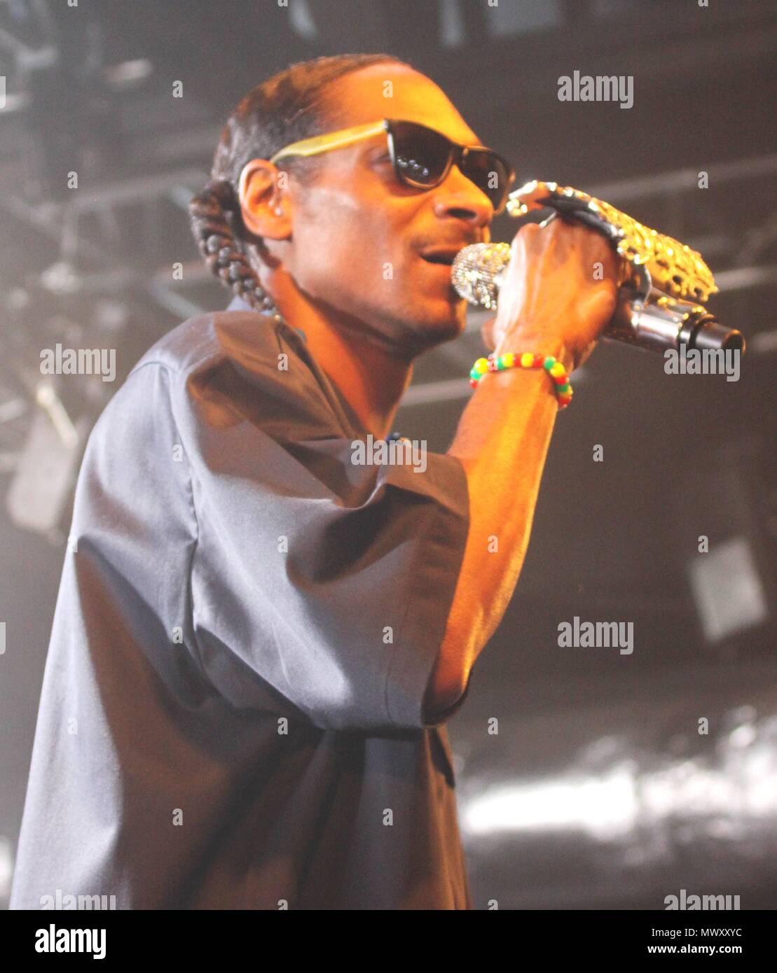 Liverpool, UK, amerikanischen Rap star snoop dogg führt an der Liverpool 02 Acadamy Credit Ian Fairbrother/Alamy Stockfotos Stockfoto