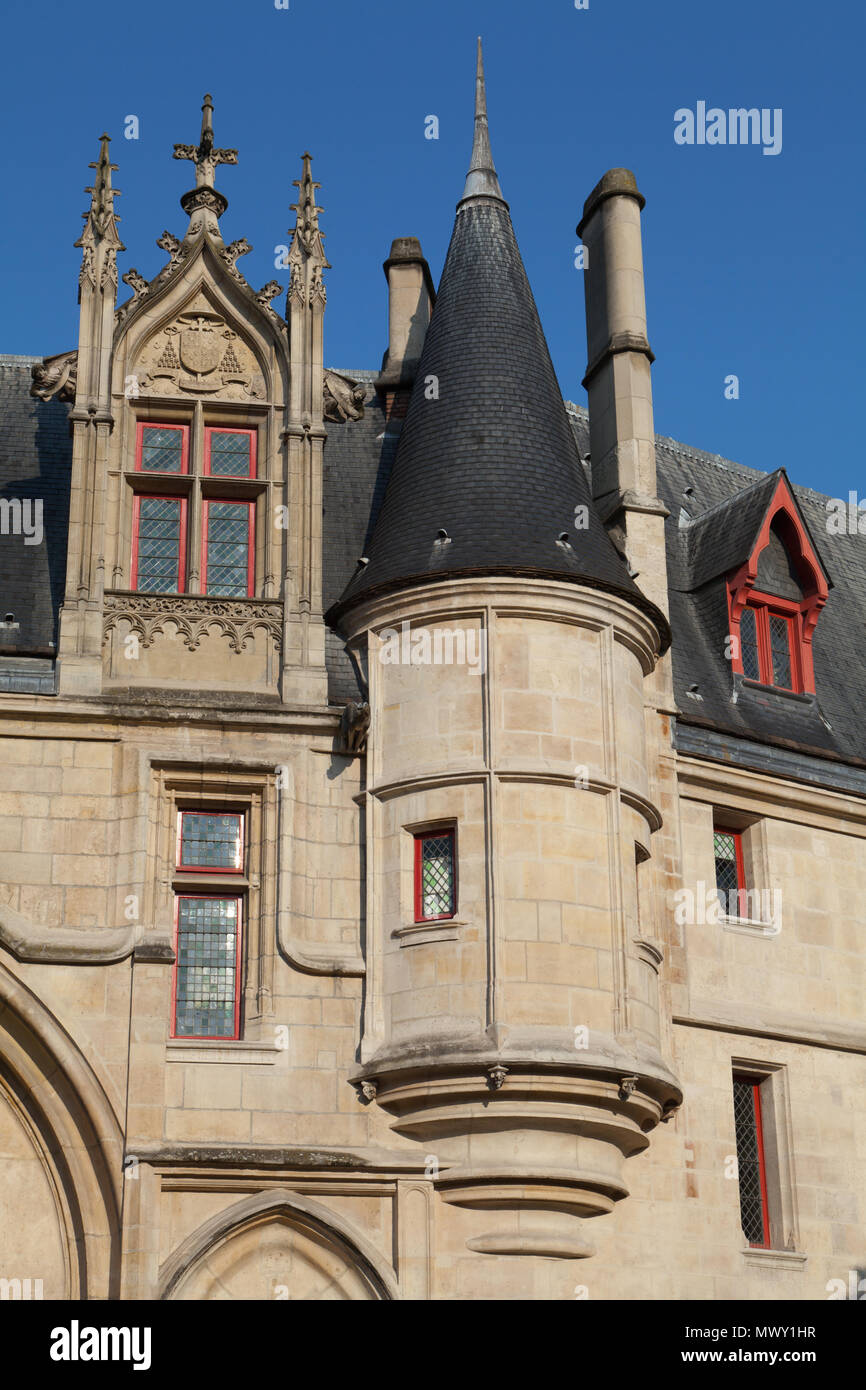 Hôtel de Sens (Bibliothèque Forney), Paris, Frankreich. Stockfoto