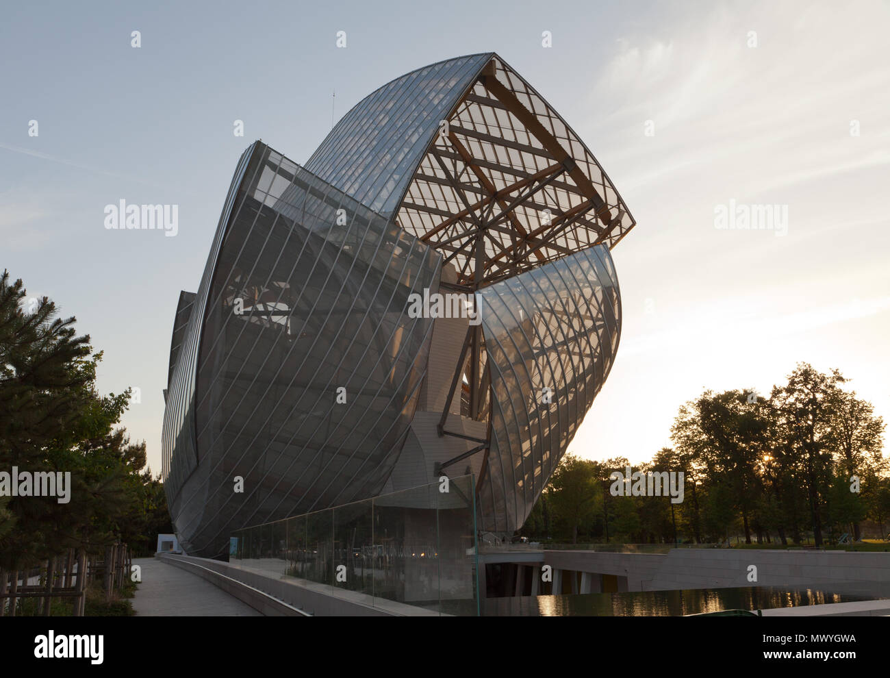 Louis Vuitton Foundation, Paris, Frankreich. Stockfoto