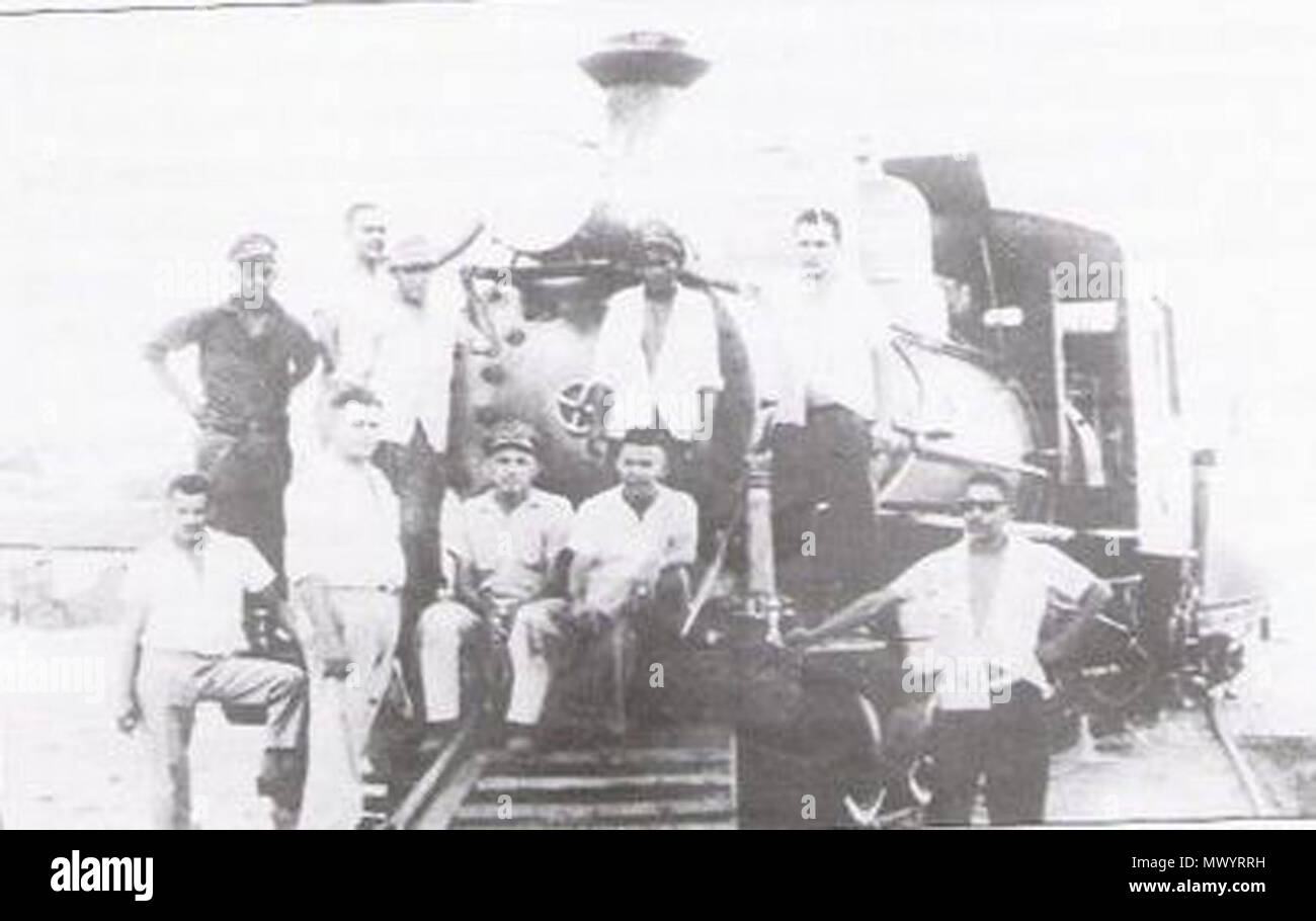 501 Primeira locomotiva da Estrada de Ferro Mossoró-Porto Franco Stockfoto