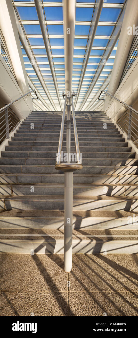 Lüttich Bahnhof Guillemins. Architekt: Santiago Calatrava. Stockfoto