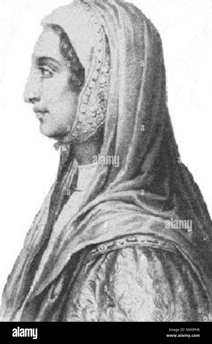 107 <1983-de-Tende des 15. Jahrhunderts Tiefdruck Stockfoto