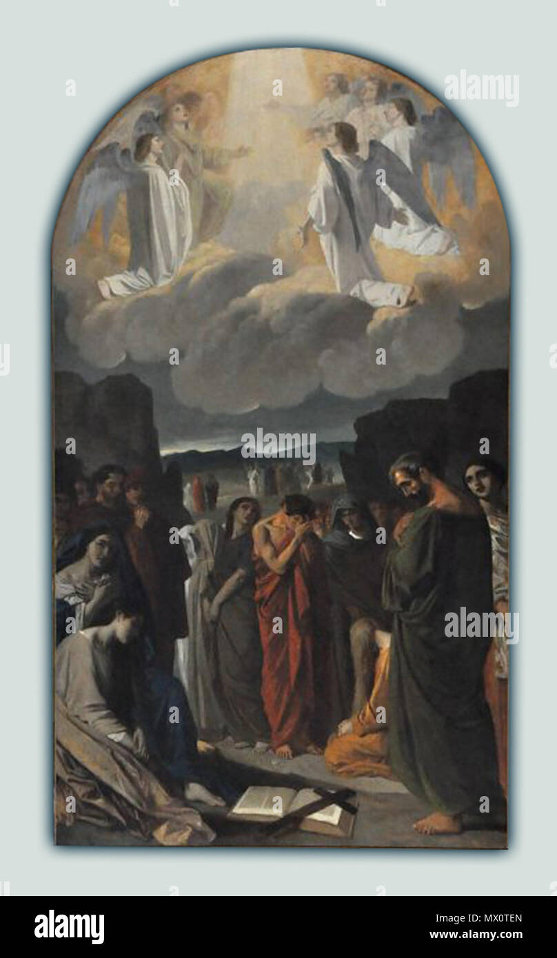 95 Boulanger - Les âmes dans le purgatoire Stockfoto