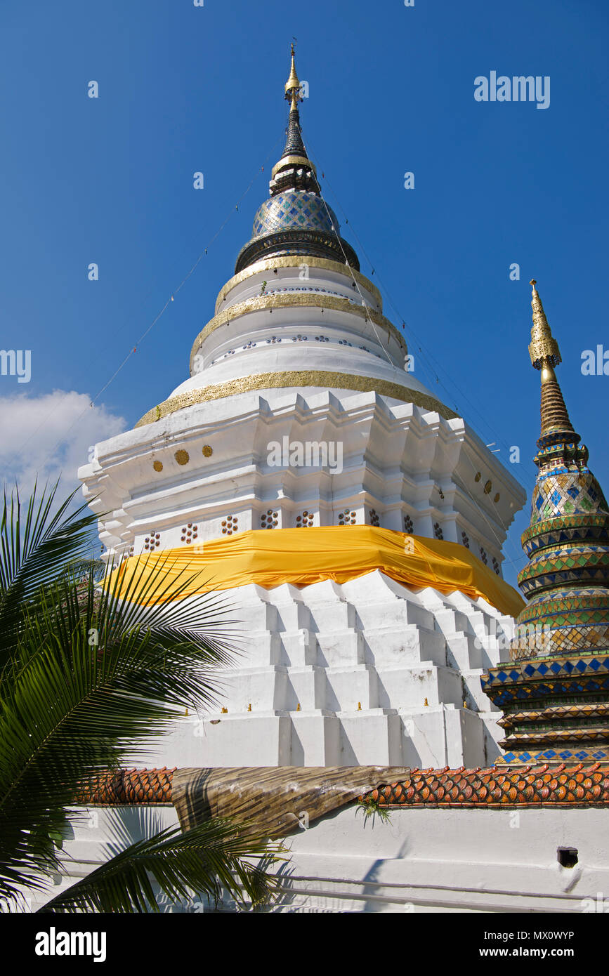 Stupa Wat Ket Karem Tempel Chiang Mai Nordthailand Stockfoto