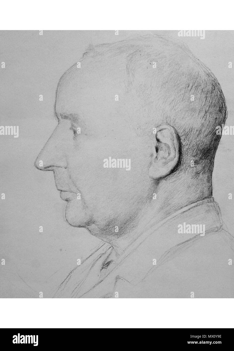 . Français: Armand Weiss: Portrait de profil (Dessin) par Albert Anker Englisch: Armand Weiss: Portrait im Profil (Zeichnung) von Albert Anker. 21 September 2016, 15:53:11. Albert Anker (1831 - 1910) 57 Armand Weiss par Albert Anker Stockfoto