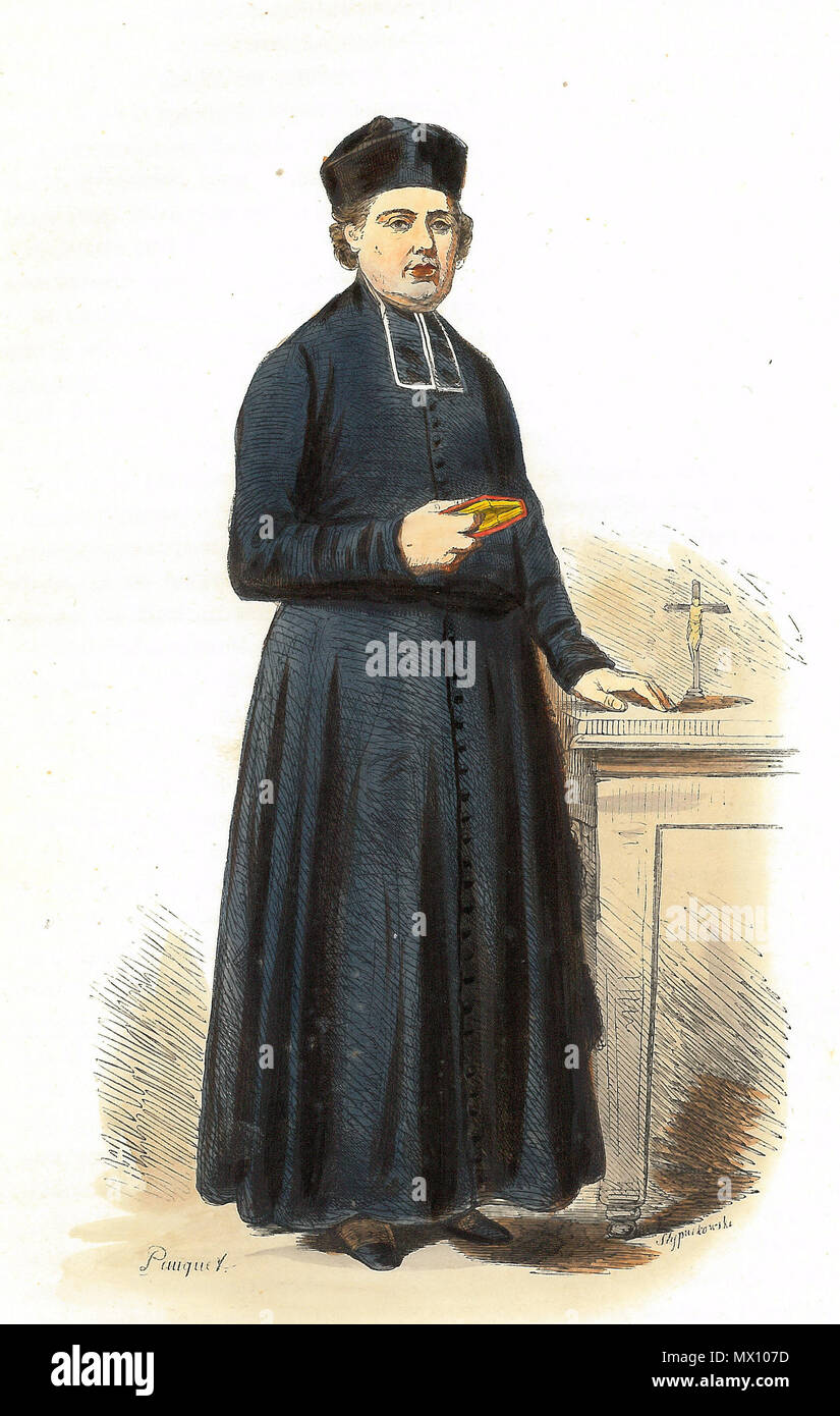 149 Pfarrer, prêtre, missionnaire De Picpus jpg Stockfoto