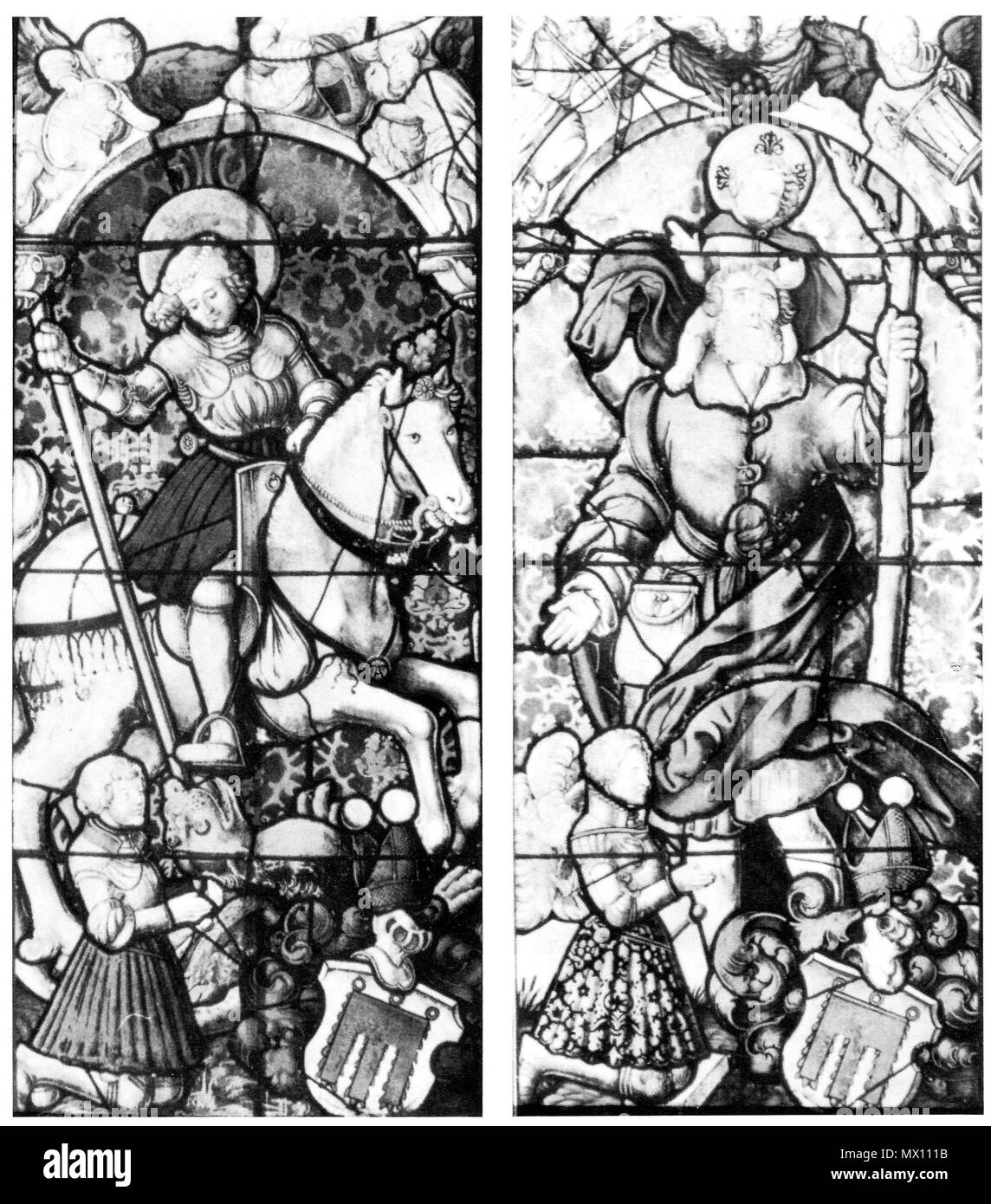 163 sterben Grafen Georg und Konrad von Tübingen Lichteneck Stockfoto