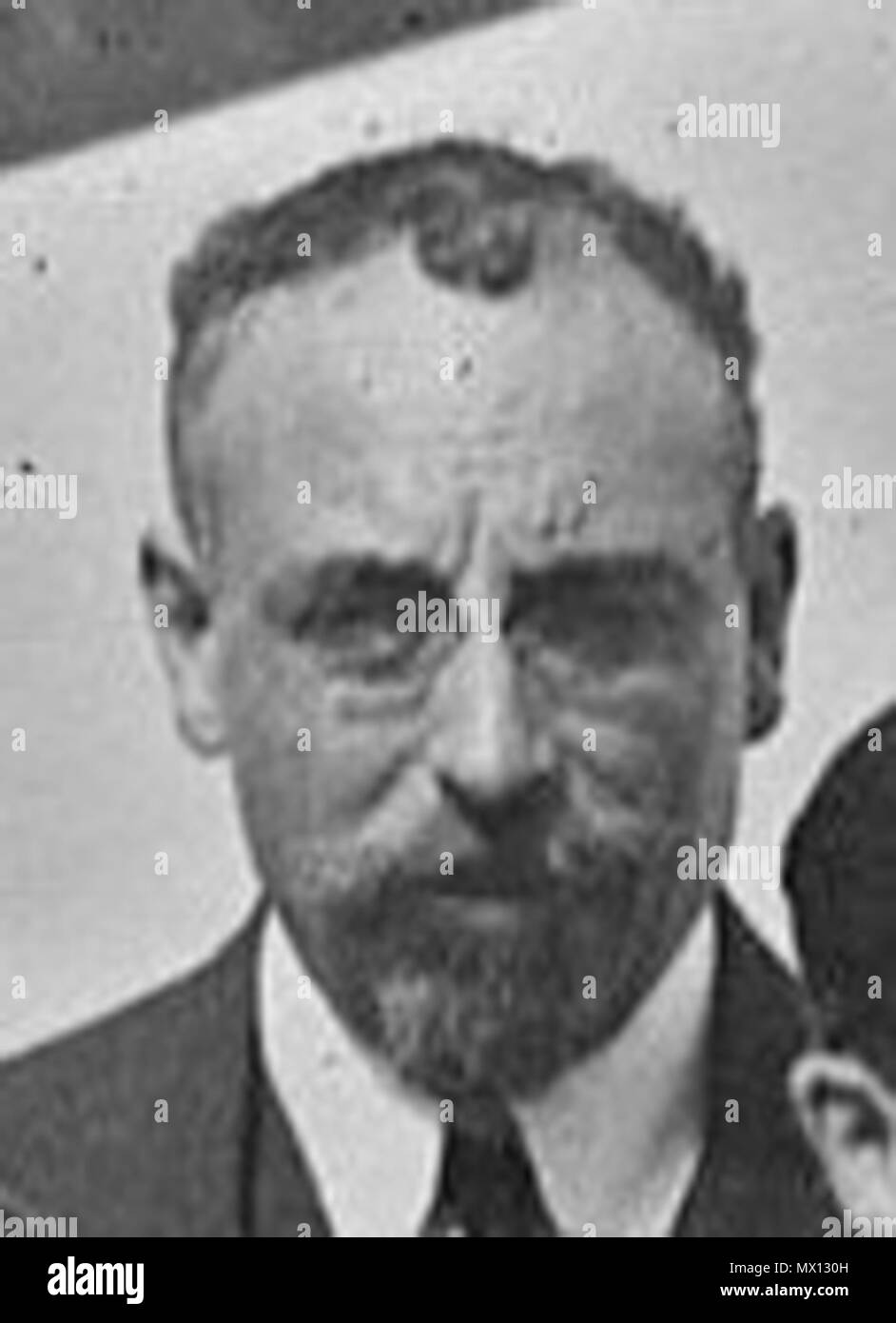 . Français: Titer: [De d. À g.] Pierre Masson, Pierre Dumont, Léon Blum, Paul [d. h. Pol] Bouin, Camille Duverger, Moriss [d. h. Maurice] Nicloux, Lucien [- Marie] Pautrier et Georges Weiss, Mission d'étude aux États-Unis [concernant la Fabrication de manière semi-industrielle de l'Insulinausschüttung d'origine mineralgewinnenden], klischee Keystone: [/ de presse]/[Agence Rol] Auteur: Agence Rol. Agence photographique Datum d'édition": 1922 Sujet: Duverger, Camille (18.-1965) - Porträts Sujet: Weiss, Georges (1859-1931) - Porträts Sujet: Bouin, Pol (1870-1962) - Porträts Sujet: Nicloux, Maur Stockfoto