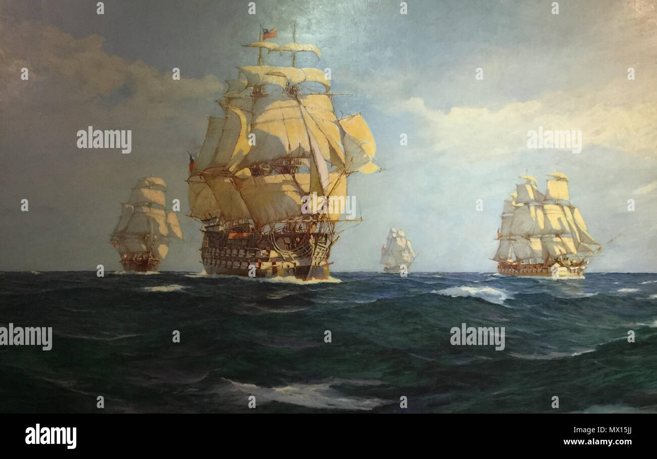 . Español: La Primera Escuadra Nacional de Chile fue la Armada que terminó con el Dominio kolonialen español en la Costa Sur-oeste de América del Sur, protagonizando las acciones navales más importantes Dentro De las Guerras de Independencia latinoamericanas. El Regierung de Chile creó La escuadra con el Fin de llevar la guerra al Virreinato del Perú, y de Este modo asegurar la independencia de Chile y Argentina. Englisch: Der ersten chilenischen Navy Squadron war die Seestreitkräfte, die spanische Kolonialherrschaft auf der süd-westlichen Küste von Südamerika [1] (p9) und die wichtigsten protagonized Nav Stockfoto