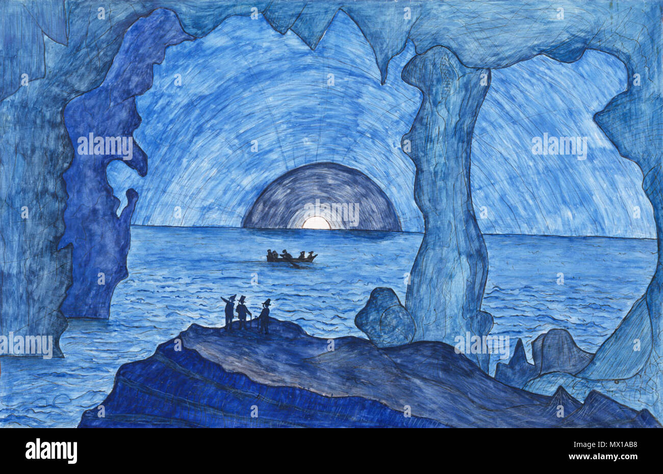. Die Blaue Grotte 593 Die Blaue Grotte 1986 70 10 1a Stockfoto