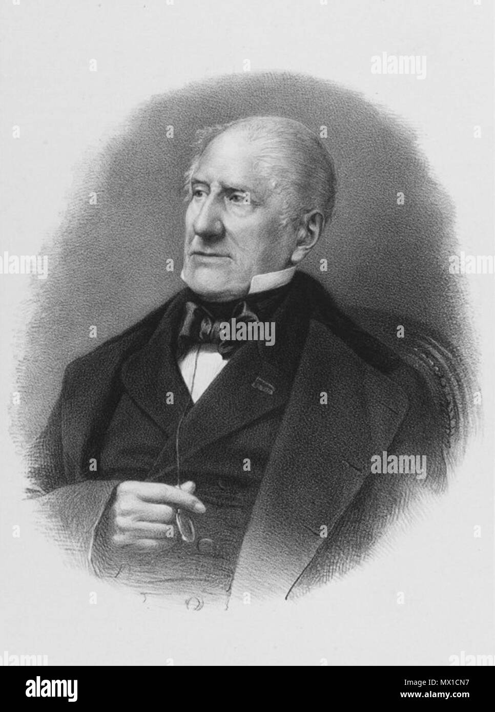 . Englisch: Pierre-Antoine Lebrun (1785-1873). 19. Alfred Lemoine 455 Ältere Pierre-Antoine Lebrun Stockfoto